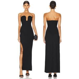 Elliatt Eden Maxi Dress Strapless Framed Bodice Sexy Gala Party Formal Classy M